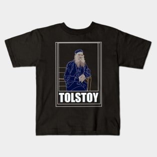 Tolstoy Portrait Kids T-Shirt